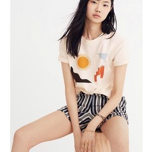 Madewell Barcelona sun graphic tee